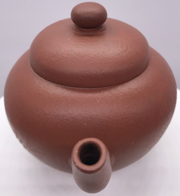 1980年仿古泥繪壺(朱泥+泥繪) 