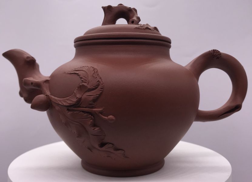 1990年桃報春(作者:顧秀華)(紅土) 