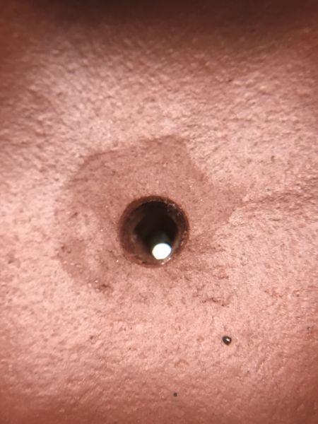 1990年代仿古六方宮燈壺(朱泥)(作者:孟臣) 