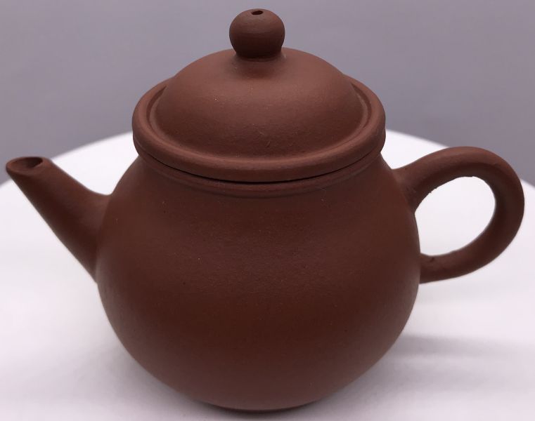 1990年3杯小芭樂壺(紅土)(作者:中國宜興(秀琴)) 