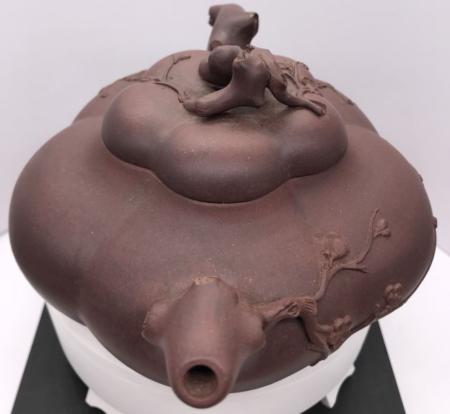 1955年五瓣梅花壺(紫砂)(作者:無名) 