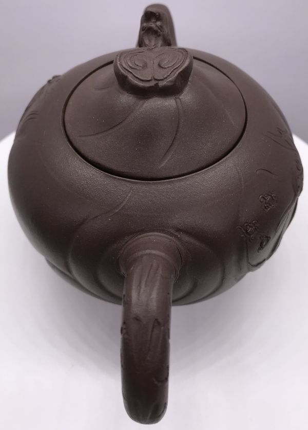 1980年魚化龍(紫砂)茶壺(作者:蔣勤華) 