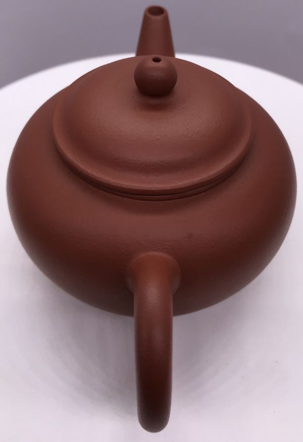 1970年代4杯早期標準壺(紅土)(作者:荊溪惠孟臣) 