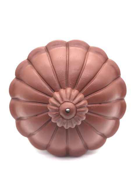 菊罐(紅泥)茶壺 