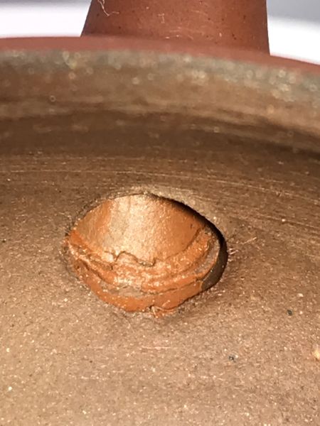 1970年代早期四杯標準壺(內紫外紅) 