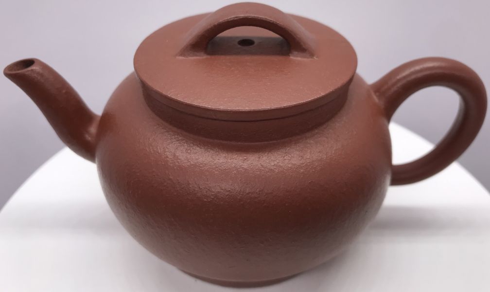 清末烏骨內胎香修壺(清末)(朱泥) 