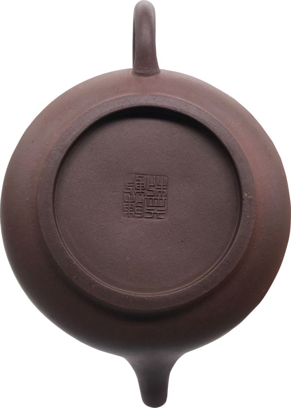 1990年鋪砂圓扁茶壺(二廠) 