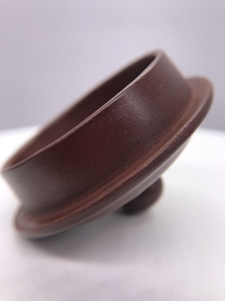 1980年代仿古留佩壺(紫朱泥)手工做 