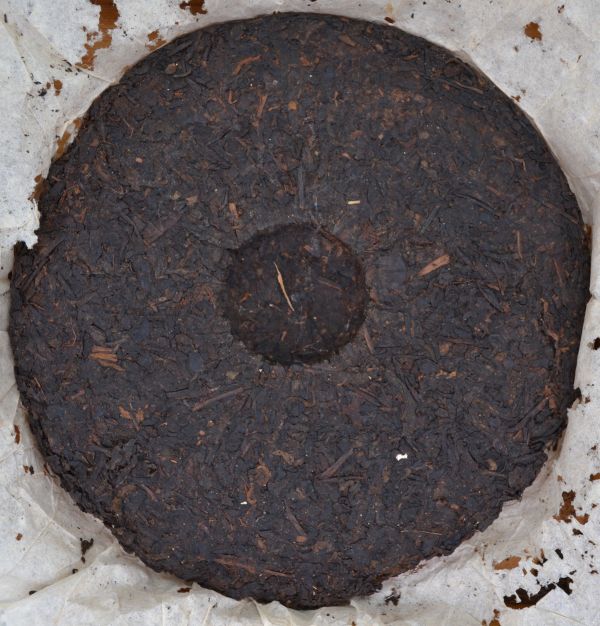 1990中茶牌業字大口中(熟)(單一純料) 