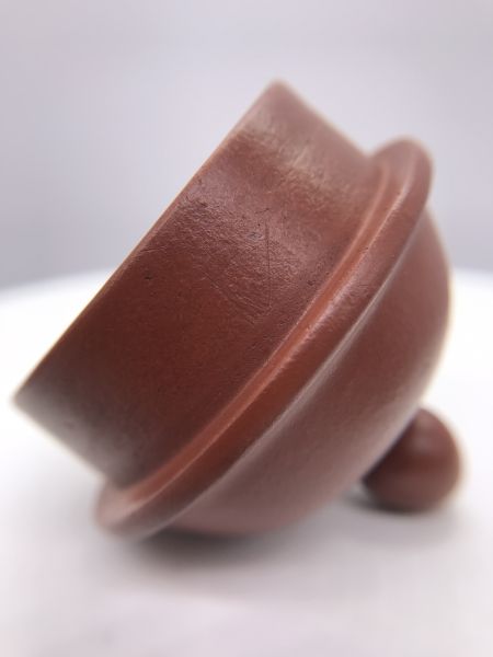 1990年仿古甕型茶壺(朱泥)(作者:福享真造) 