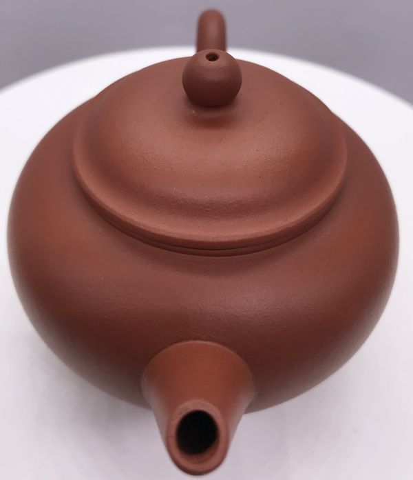 1970年代4杯早期標準壺(紅土)(作者:荊溪惠孟臣) 