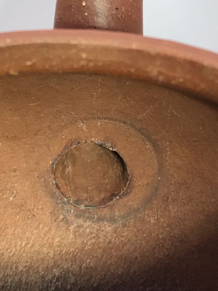 1980年仿古泥繪壺(朱泥+泥繪) 