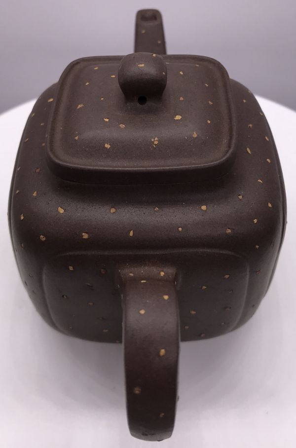 1970年代四方開光壺(作者:周六妹)(鋪砂) 