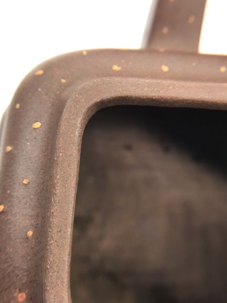 1970年代四方開光壺(作者:周六妹)(鋪砂) 