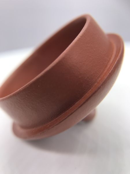 1995年仿古環勾龍蛋壺(朱泥)(作者:怡陶軒) 