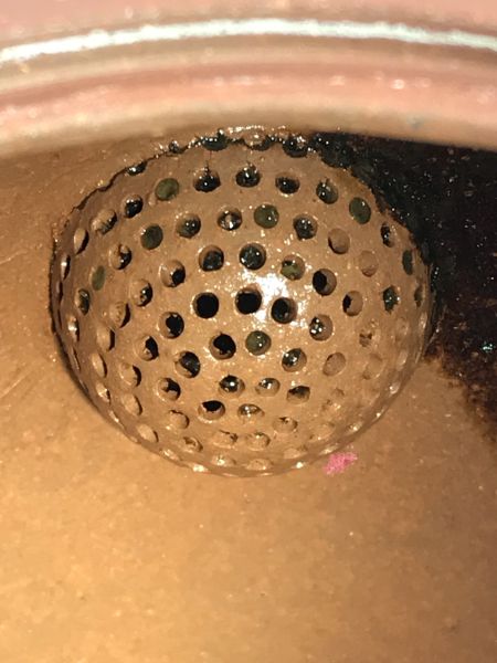 1960年葡萄松鼠豐收壺(作者:德順生)(紫砂清水泥) 