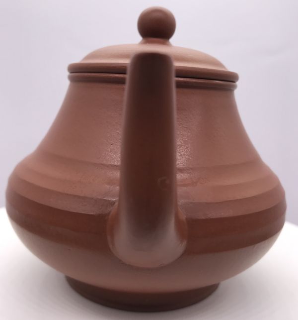 1990年盞圓神燈壺(朱泥) 