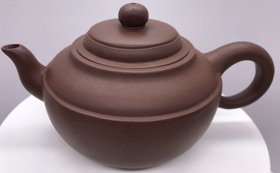 1990年元寶壺(紫砂)(作者:裴石民) 