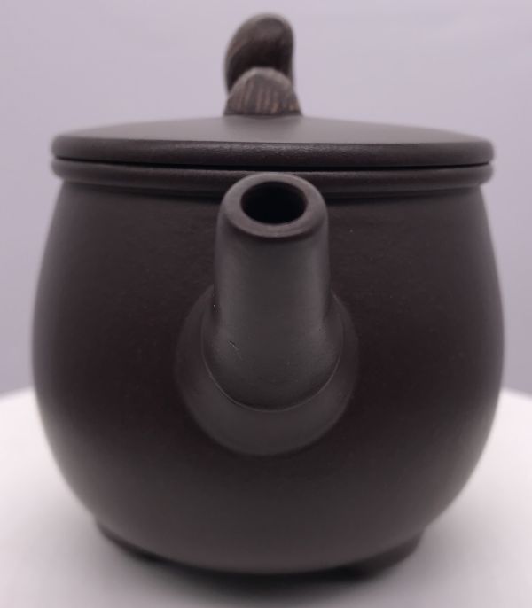 圓竹級泥花豆壺 