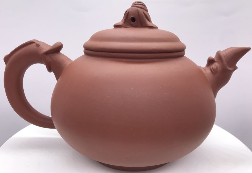 1990年龍鳳福壽壺(清水泥)(作者:順生) 