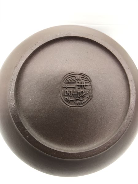 (金魚展翅)紫砂茶壺 