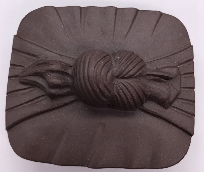 1980年印包壺(作者:鮑利安)(紫砂) 