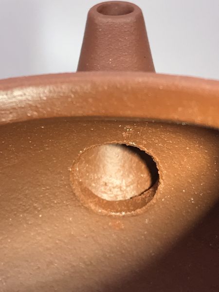 1990年凸蓋6杯標準壺(紅土)(作者:張鴻坤) 