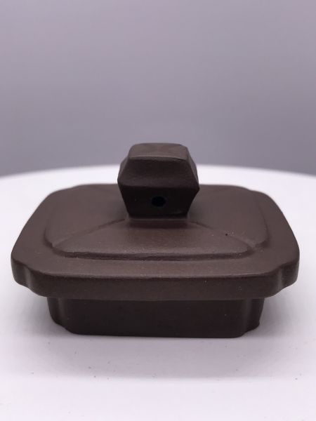 1985年四方竹節壺(作者:紹偉峯)(紫砂) 