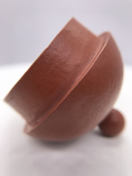 1980年思亭壺(朱泥)(作者:福記龍印) 