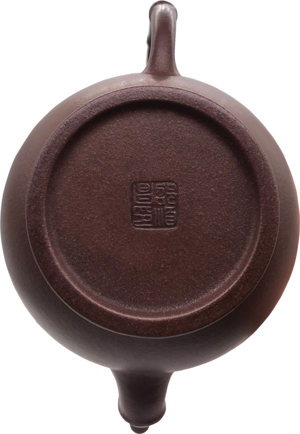 1980年竹節三腳金蟾茶壺 