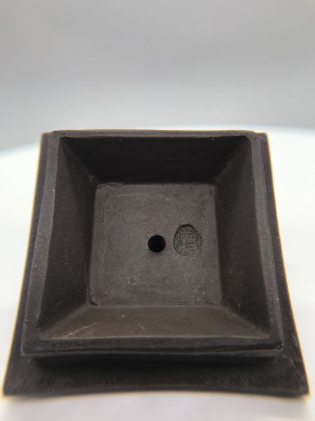 1990年亞明四方壺紫砂壺 