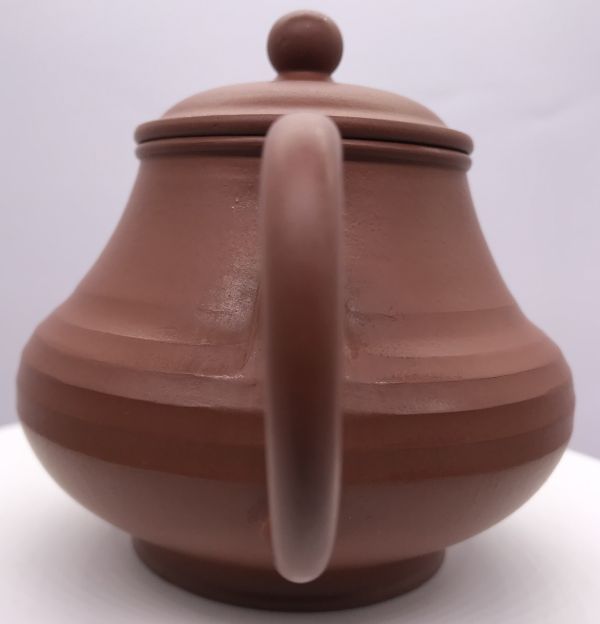 1990年盞圓神燈壺(朱泥) 