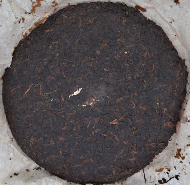 1990中茶牌業字大口中(熟)(單一純料) 