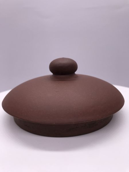 1970年早期圓扁壺(紫砂)(作者:張國華) 