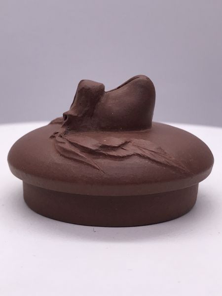 1980年小石桃壺(紫砂清水泥)(作者:洪源) 