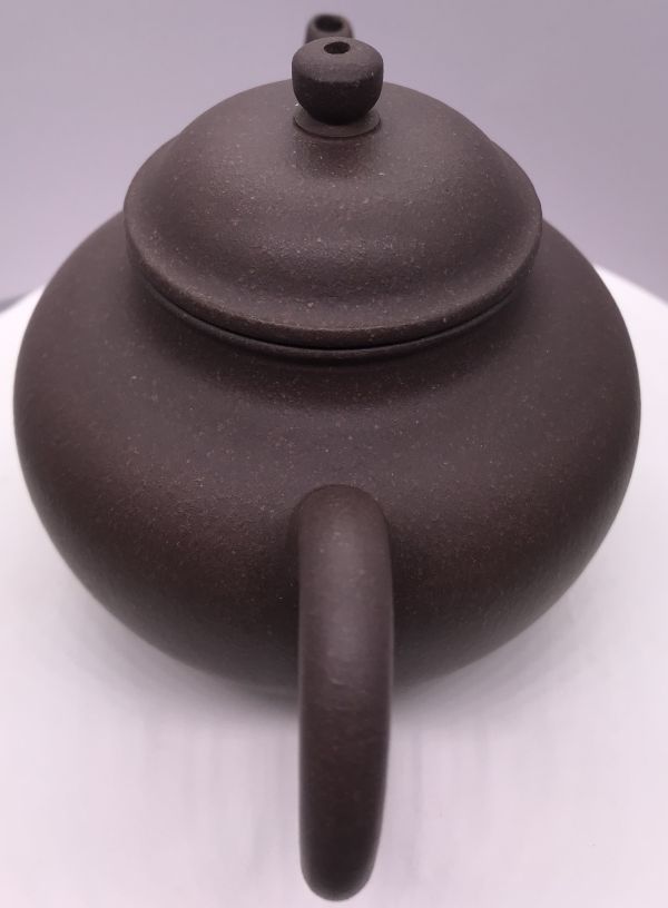 1990年代仿古香鼎壺(青灰砂)(作者:孟臣) 