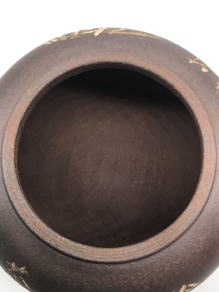 1990年窯變八杯壺(紫砂)(作者:中國宜興) 