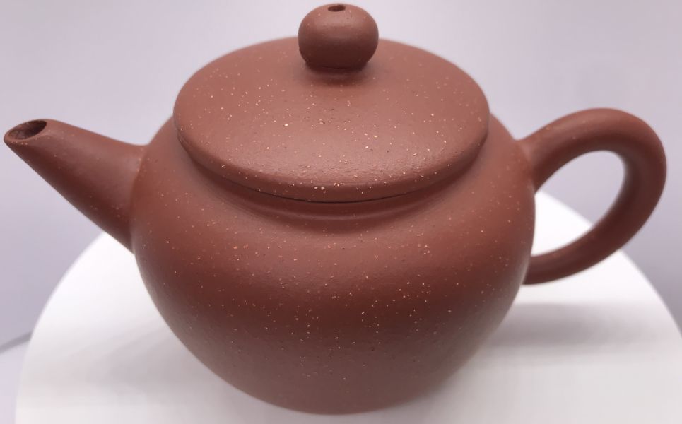 1995年平蓋甕形壺(朱泥)(作者:雨香齋) 