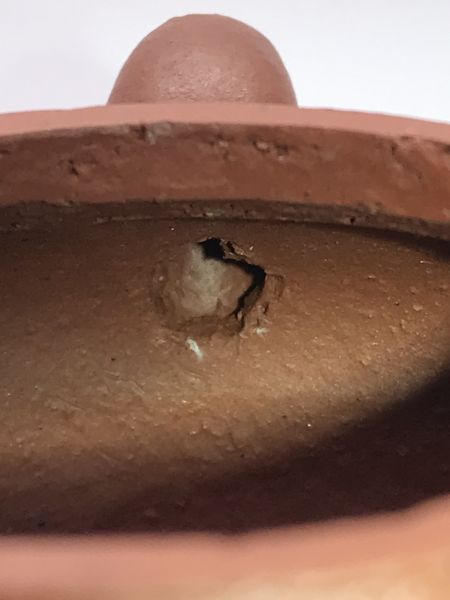 1990年龍形扁燈壺(紅土)(作者:龍山人) 