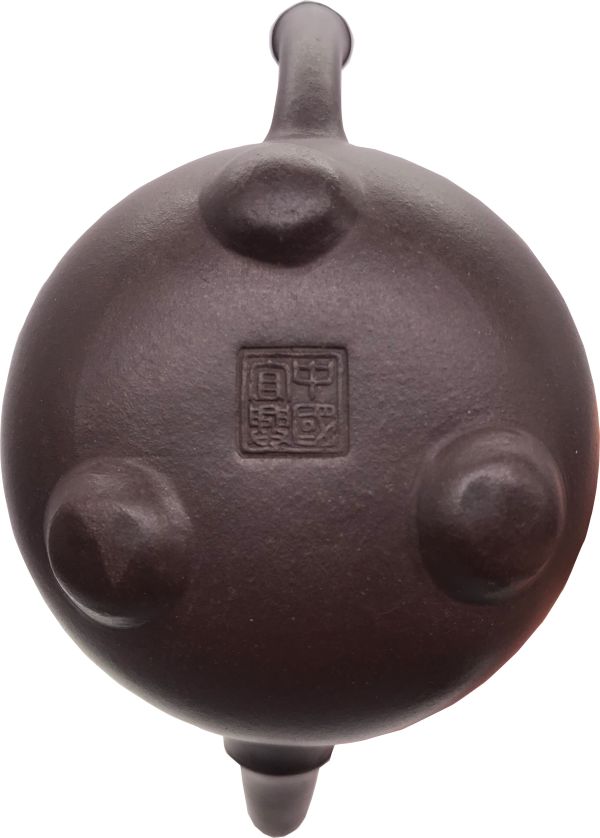 圓竹級泥花豆壺 