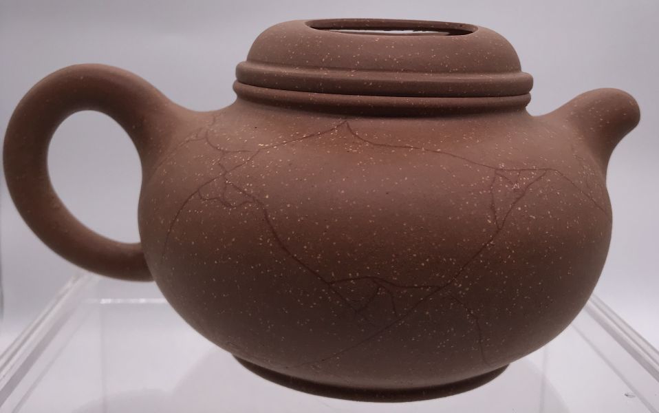 1995年冰裂牛蓋茶壺(段泥) 
