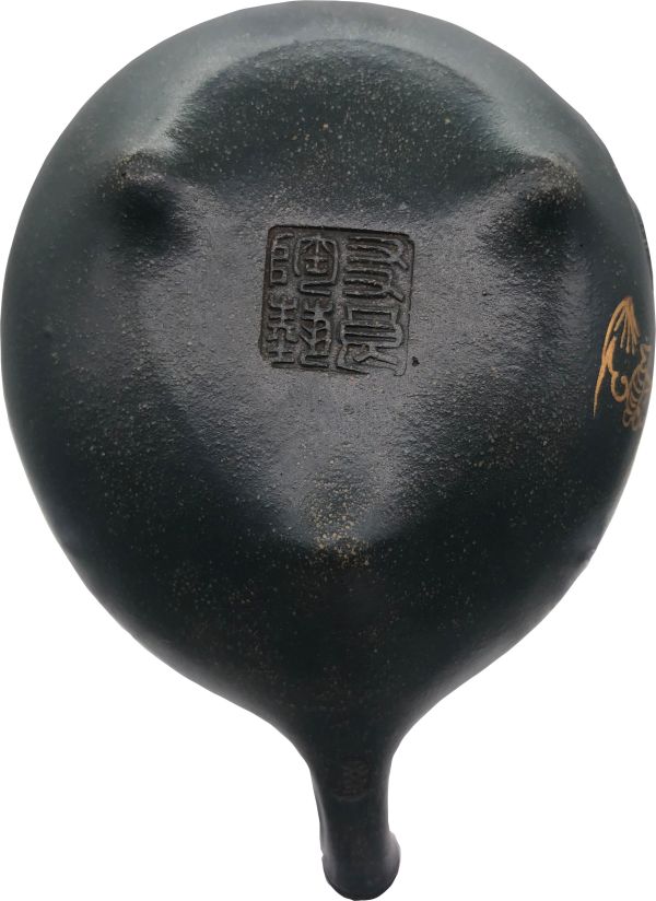 1980年葫蘆竹觀音竹茶壺 