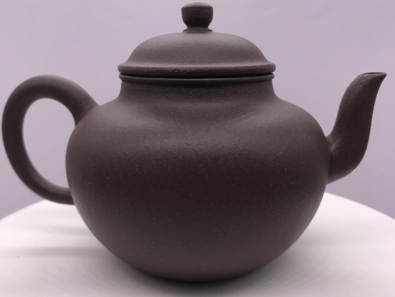 1990年代仿古香鼎壺(青灰砂)(作者:孟臣) 