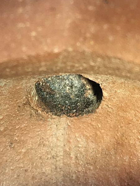 1990年代仿古六方宮燈壺(朱泥)(作者:孟臣) 