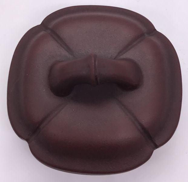 1985年四方玉竹壺(作者:李慧芳)(紫砂) 