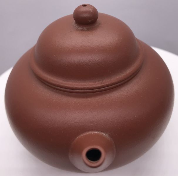 1990年凸蓋6杯標準壺(紅土)(作者:張鴻坤) 