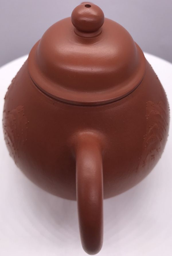 1995年山水景甕型壺(朱泥)(作者:怡陶軒) 