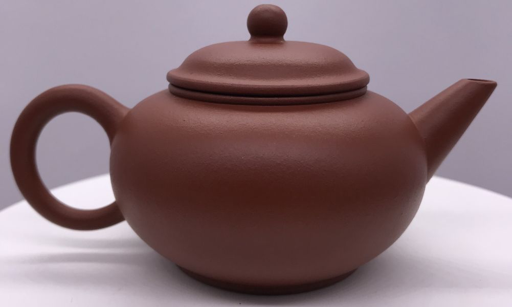 1970年代4杯早期標準壺(紅土)(作者:荊溪惠孟臣) 