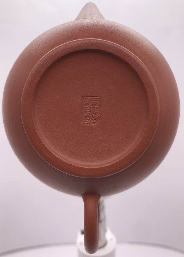 1970年代4杯早期標準壺(紅土)(作者:荊溪惠孟臣) 