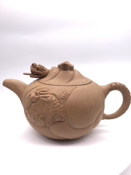 1980年魚化龍段泥茶壺 